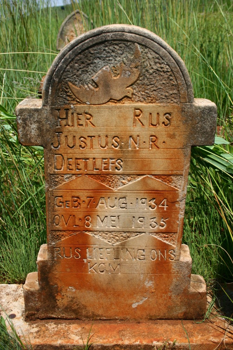 DEETLEFS Justus N.R. 1934-1935 