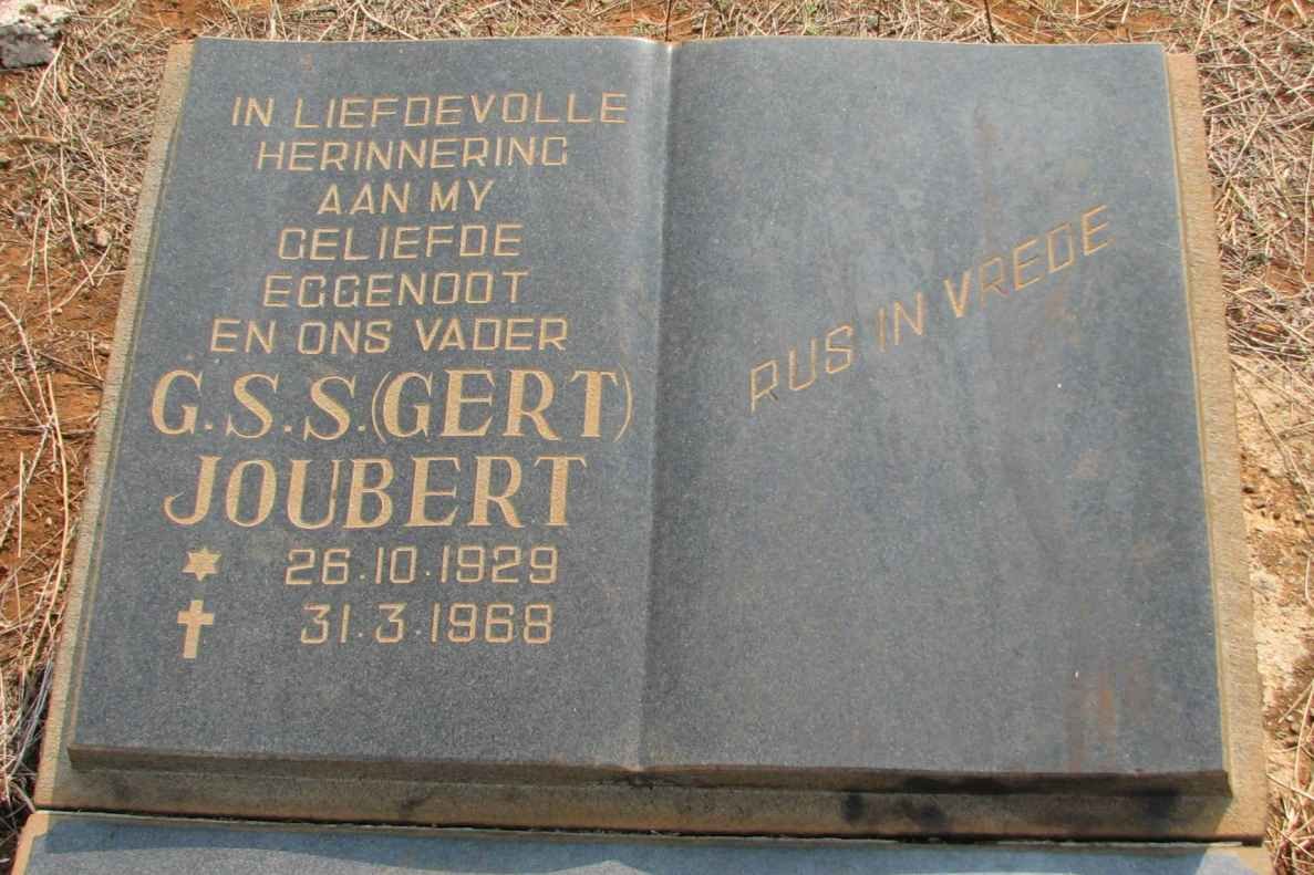 JOUBERT G.S.S. 1929-1968
