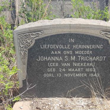 TRICHARDT Johanna S.M. nee VAN NIEKERK 1863-1943
