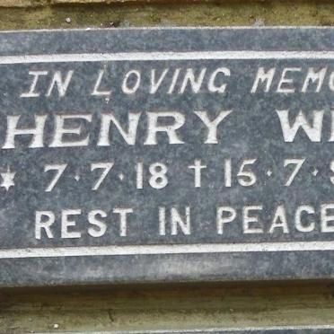 WHITE Henry 1918-1998