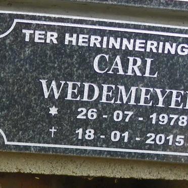 WEDEMEYER Carl 1978-2015