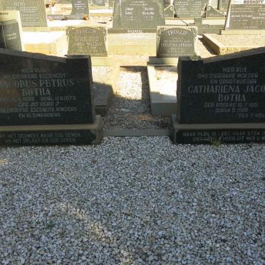 BOTHA Jacobus Petrus 1892-1973 &amp; Cathariena Jacoba ROGERS 1901-1980