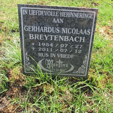 BREYTENBACH Gerhardus Nicolaas 1954-2011
