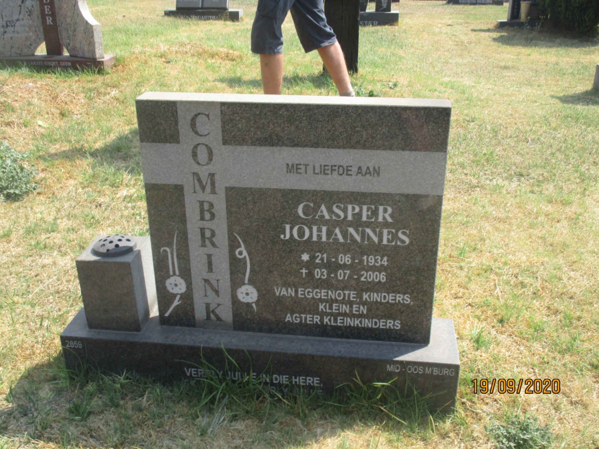 COMBRINK Casper Johannes 1934-2006