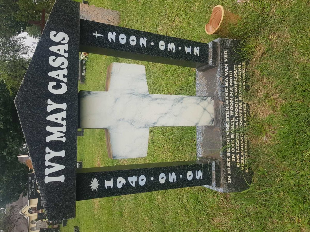 CASAS Ivy May 1940-2002