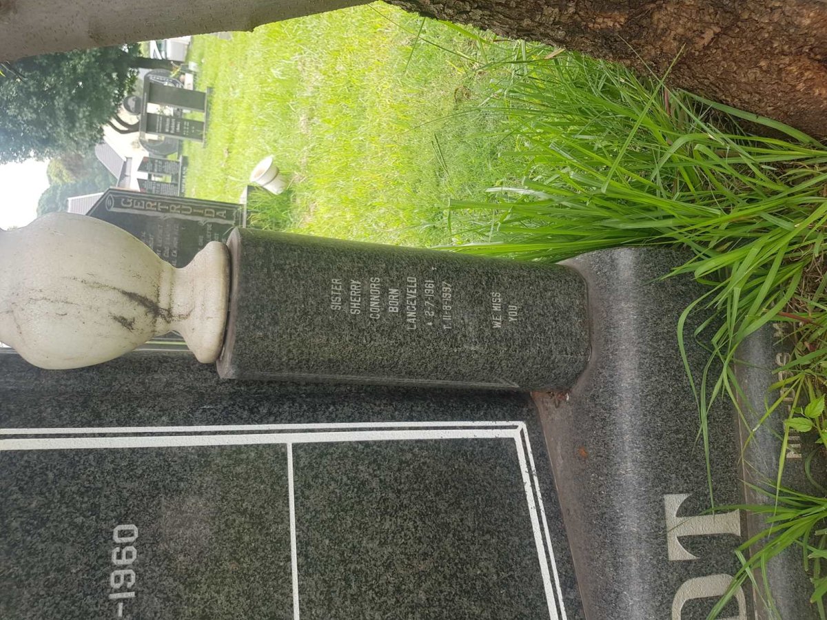 CONNORS Sherry nee LANGEVELD 1961–1997