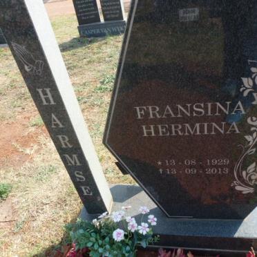 HARMSE Fransina Hermina 1929-2013