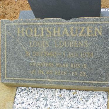 HOLTSHAUZEN Louis Lourens 1960–1974 #1 (front)