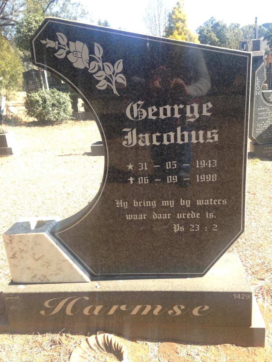 HARMSE George Jacobus 1943-1998