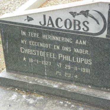 JACOBS Christoffel Phillupus 1927-1981