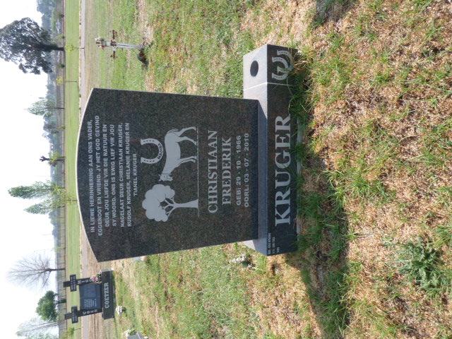 KRUGER Christiaan Frederik 1966-2010