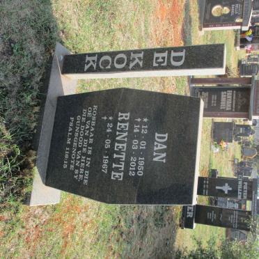 KOCK Dan, de 1950-2012 &amp; Renette 1967-