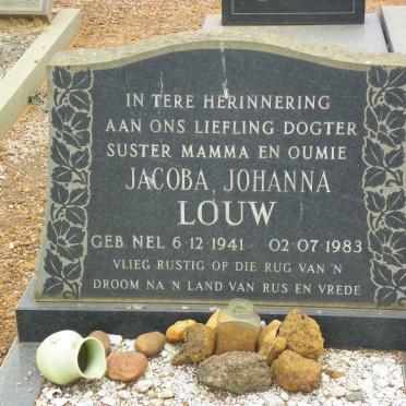 LOUW Jacoba Johanna nee NEL 1941-1983
