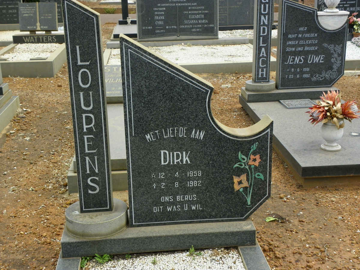 LOURENS Dirk 1958-1982