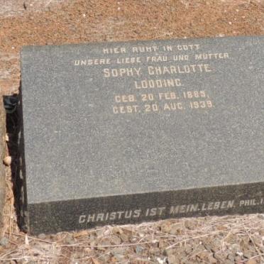 LODDING Ferdinand Wilhelm Louis Adolf 1869-1954 &amp; Sophy Charlotte 1885-1939 #2