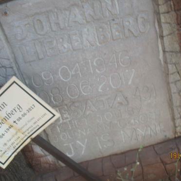 LIEBENBERG Johann 1946-2017