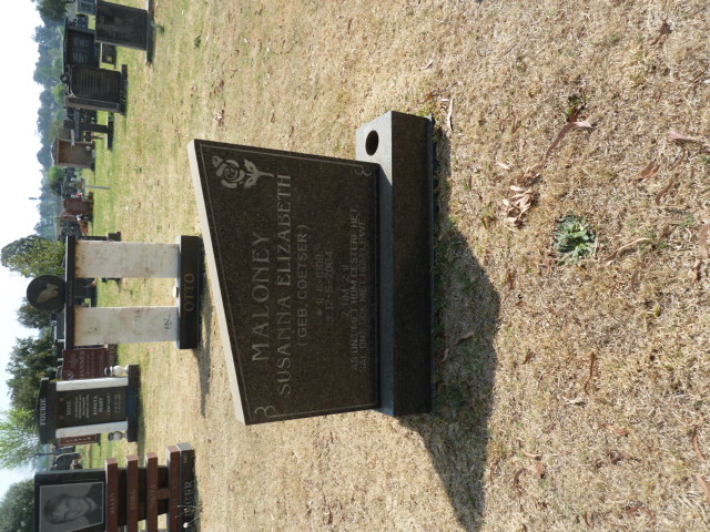 MALONEY Susanna Elizabeth nee COETSER 190?-2004