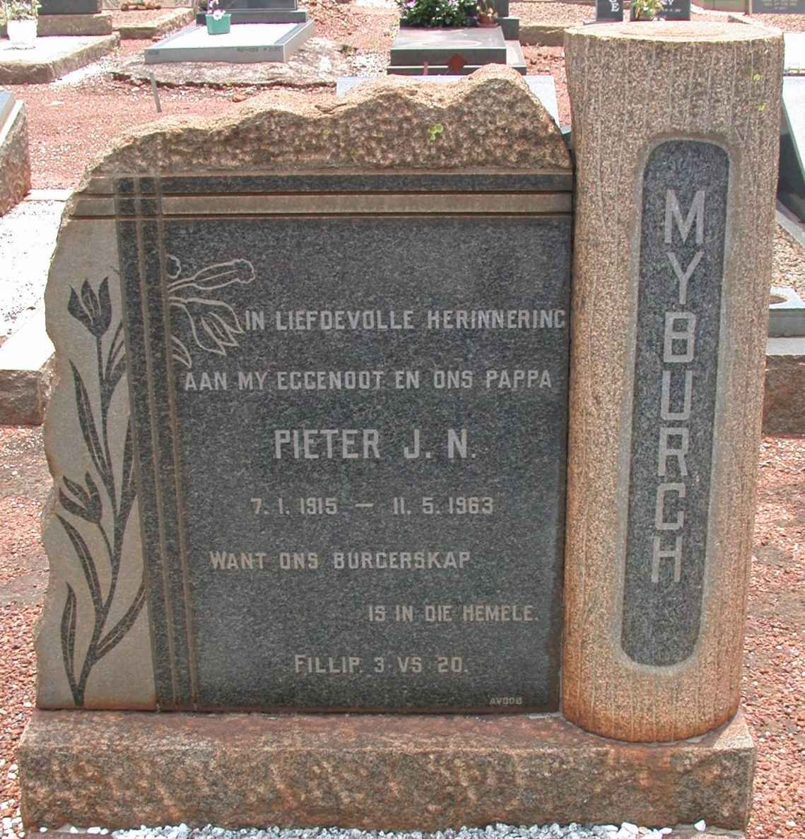 MYBURGH Pieter J.N. 1915-1963