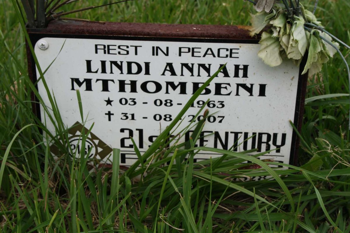 MTHOMBENI Lindi Annah 1963-2007