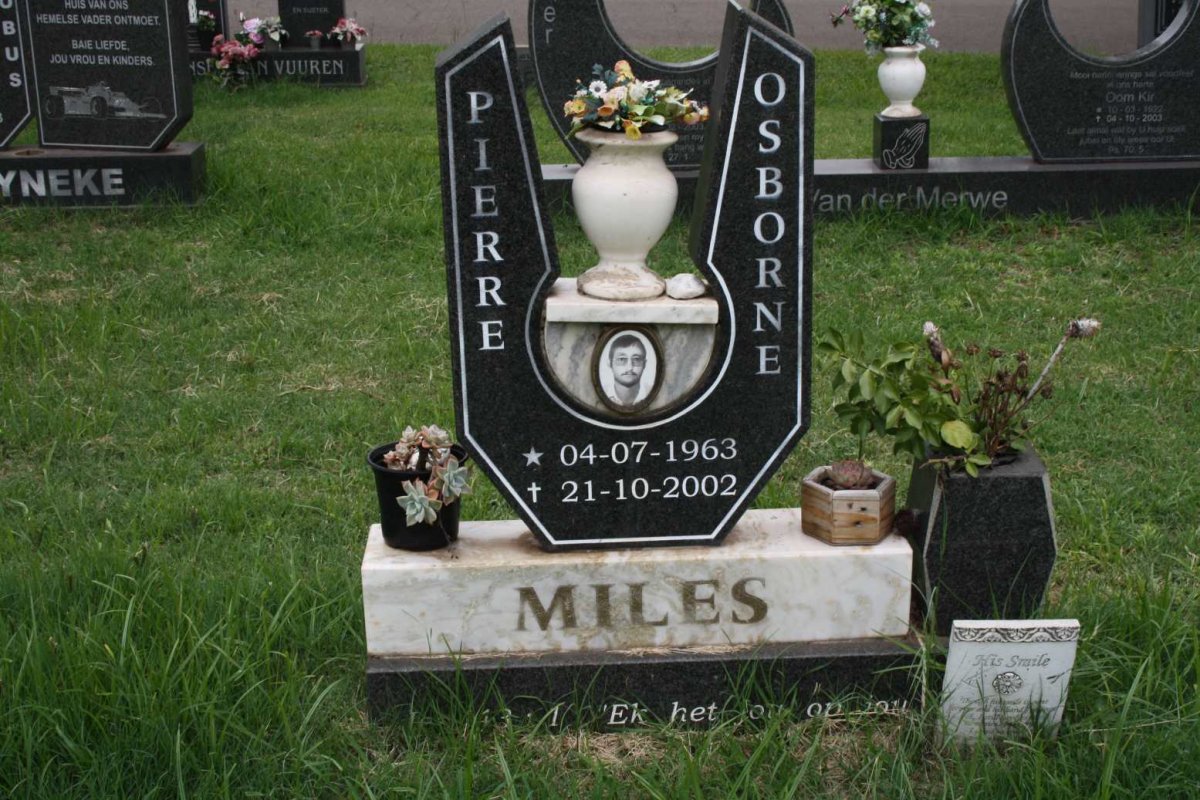 MILES Pierre Osborne 1963-2002