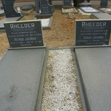 RHEEDER Petrus Jacobus 1904-1980 &amp; Sarah Johanna MEIRING 1909-1996