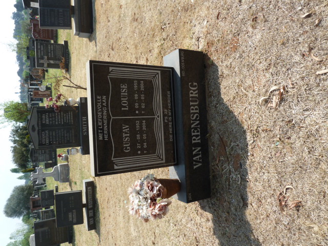 RENSBURG Gustav, van 1952-2004 &amp; Louise 1955-2004