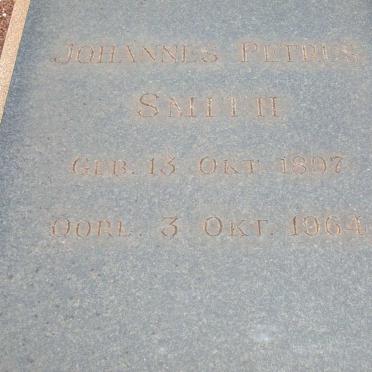 SMITH Johannes Petrus 1897-1964