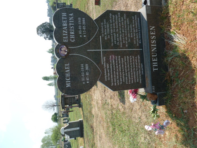 THEUNISSEN Michael 1946-2019 &amp; Elizabeth Christina 1948-2008
