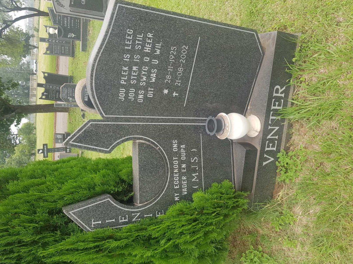 VENTER M.J.S. 1925-2002