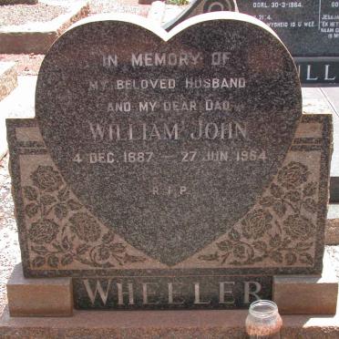 WHEELER William John 1887-1964