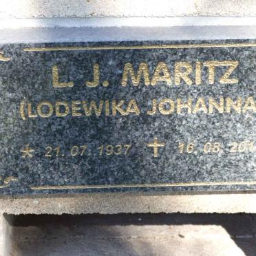 MARITZ Lodewika Johanna 1937-2010