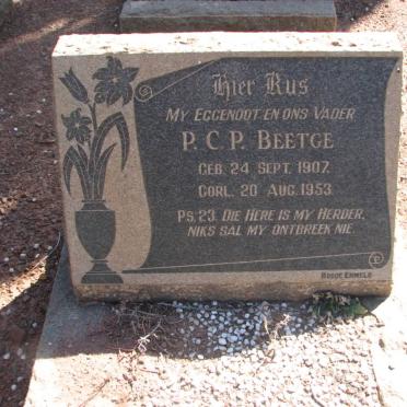 BEETGE P.C.P. 1907-1953