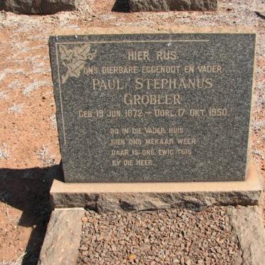 GROBLER Paul Stephanus 1872-1950