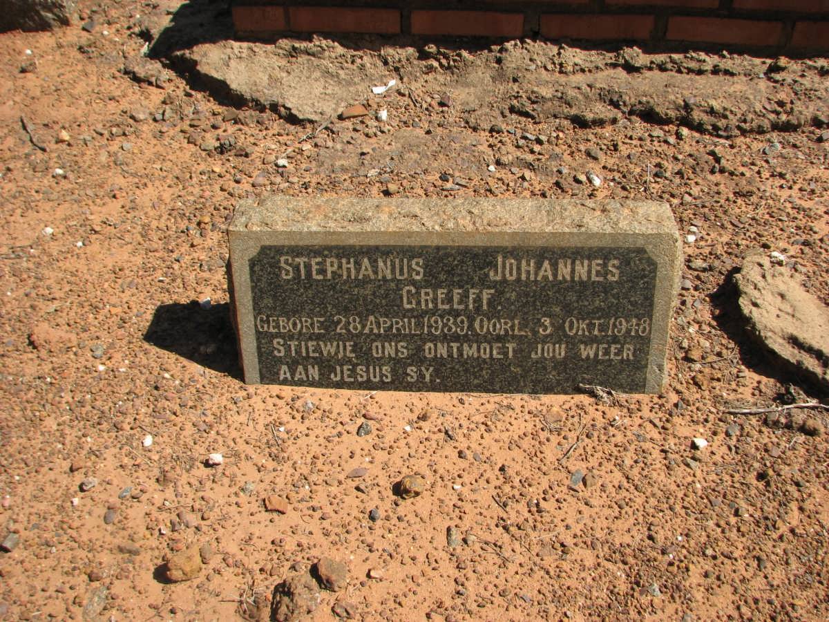 GREEFF Stephanus Johannes 1939-1948