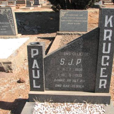 KRUGER S.J.P. 1908-1953