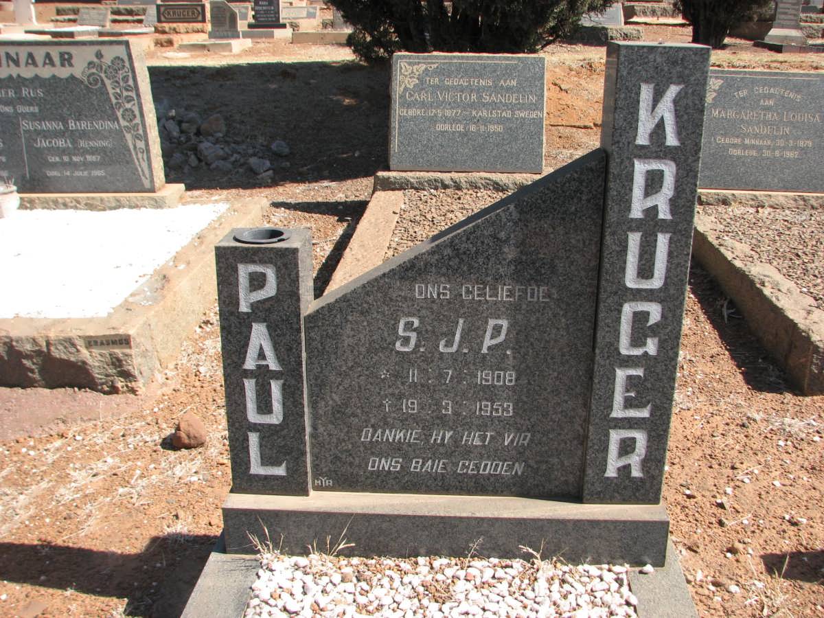 KRUGER S.J.P. 1908-1953