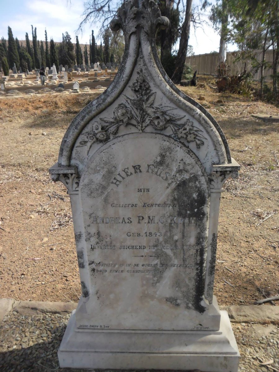 KOCH Andreas P.M.C. 1843-1898