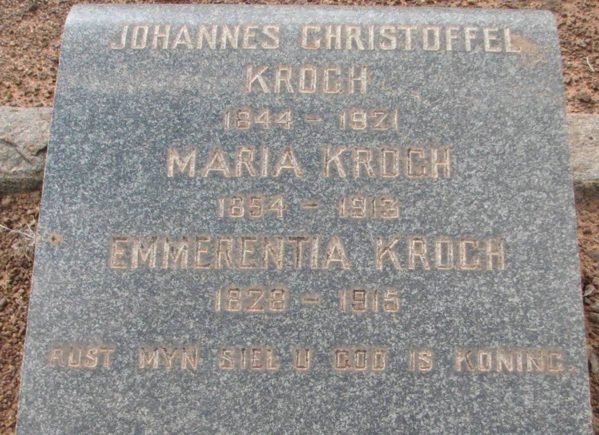 KROGH Emmerentia 1828-1915 :: KROGH Johannes Christoffel 1844-1921 &amp; Maria 1854-1913