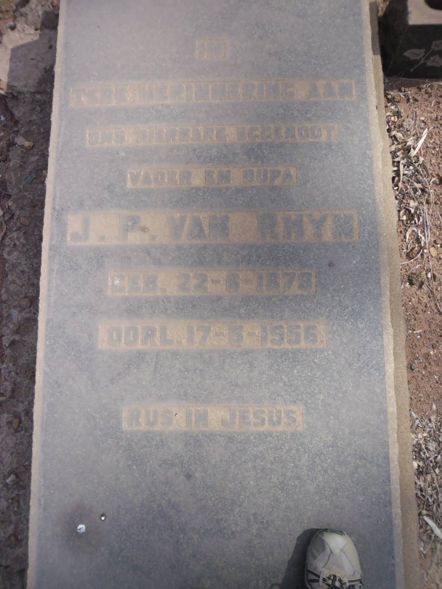 RHYN J.P., van 1878-1956