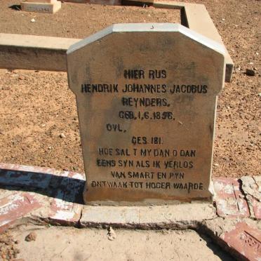 REYNDERS Hendrik Johannes Jacobus 1856-