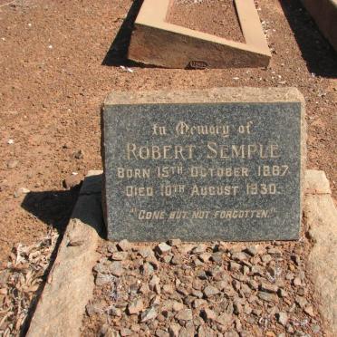 SEMPLE Robert 1867-1930