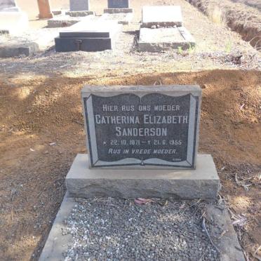 SANDERSON Catherina Elizabeth 1871-1955