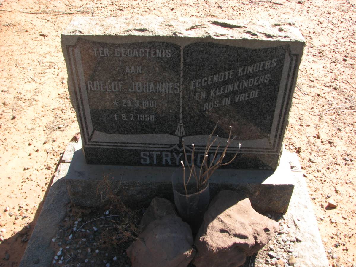 STRYDOM Roelof Johannes 1901-1958