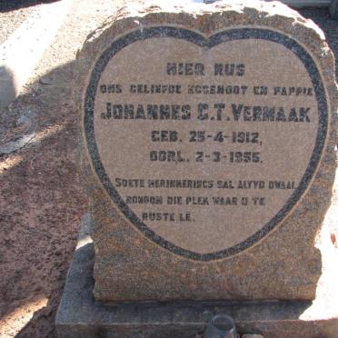 VERMAAK Johannes G.T. 1912-1955