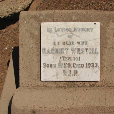 WESTOLL Harriet nee TAYLOR 1859-1933