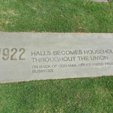 13. HALLS becomes household name throughout the Union 1922