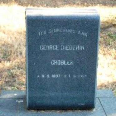 GROBLER George Diederik 1897-1954
