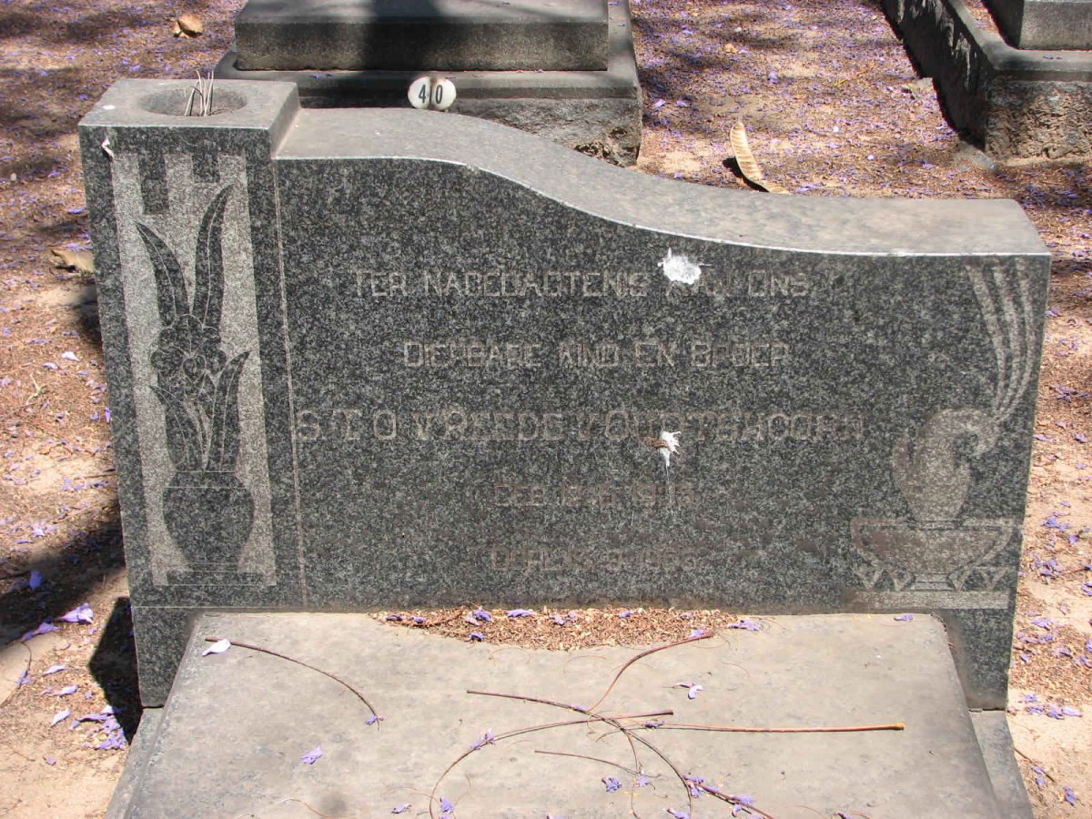 OUDTSHOORN S.T.O., v. Reede van
