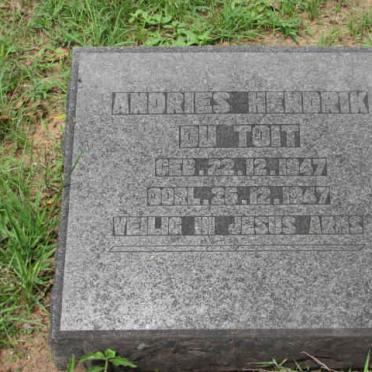 TOIT Andries Henderik, du 1947-1947