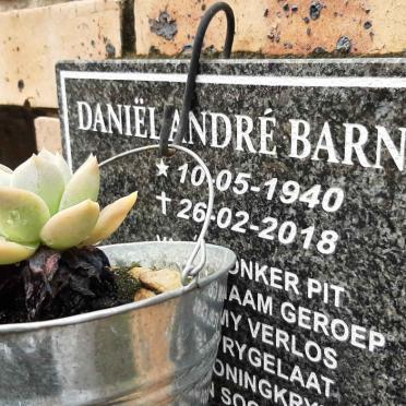 BARNARD Daniël André 1940-2018